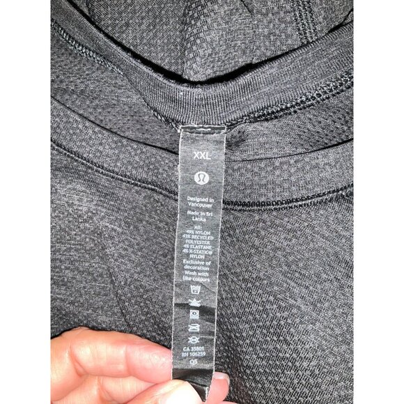Lululemon Men's Sleeve Black/Grey T-shirt size 2XL - Picture 5 of 5